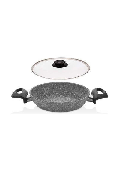 Falez Granit Sahan 24 Cm Sahan Cam Kapaklı