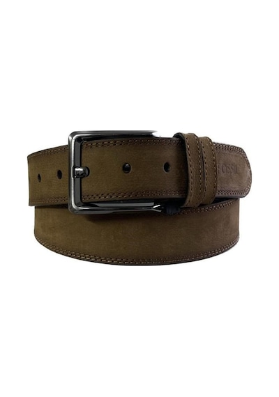 Fossil Taba Renk Desenli Hakiki Deri Spor Erkek Kemeri 4cm-105cm Taba