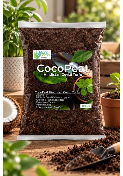 10 Litre Hindistan Cevizi Torfu %100 Doğal Torf - Cocopeat Hindistan Cevizi Lifi Diğer
