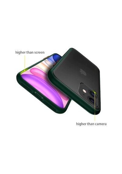 Apple Uyumlu iPhone 11 Kilif Darbeye Dayanikli Mat Silikon Kapak 392711864