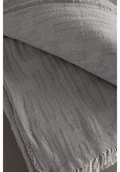 Koza Laks Gri Battaniye 200x230cm 9081 Gri
