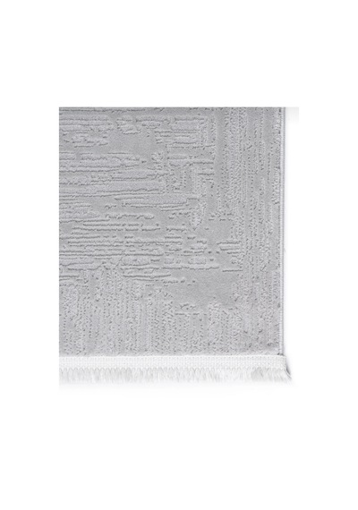 Elvey Home 7102 Gri Modern Desen Doğal Taban Koridor Mutfak Çocuk Oturma Odası Salon Halı Yolluk 7102grey