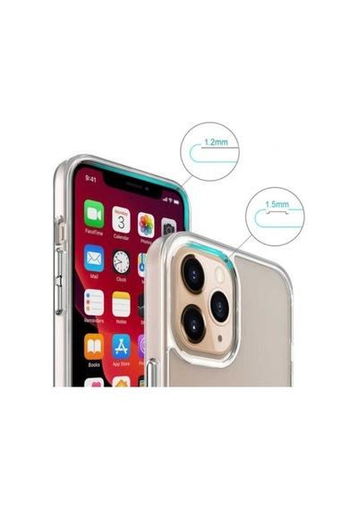 Apple Uyumlu iPhone 14 Pro Kılıf Zore Gard Silikon Renksiz