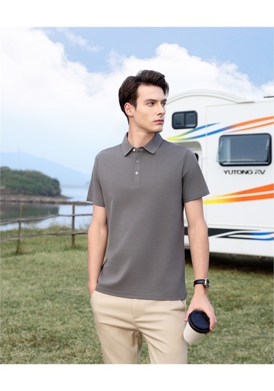 New Performance Premium Polo T-shirt %72,8 Pamuk %27,2 Polyester Demir Grisi