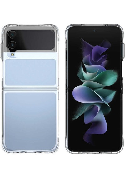 Galaxy Z Flip 4 Kilif Zore Vonn Seffaf Sert Silikon Kilif 559771673
