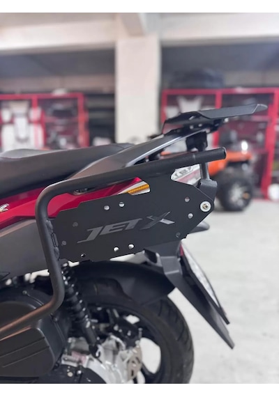 Sym Jet X Etraf Tam Koruma Demiri Yan Çanta Bağlantılı