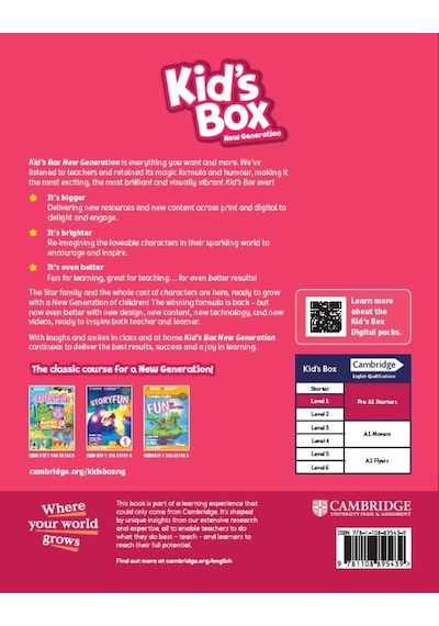 Kid's Box New Generation Level 1 Activity Book With Digital Pack British English