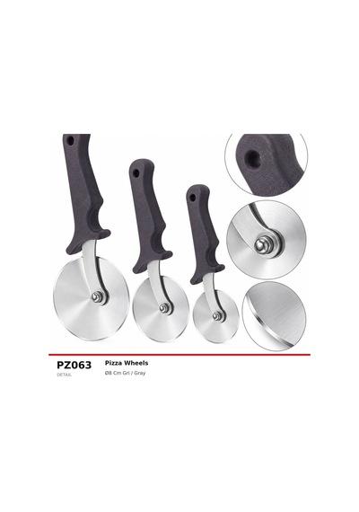 Fida Pizza Ruleti, Pizza Kesici - No:1 880mm Gümüş