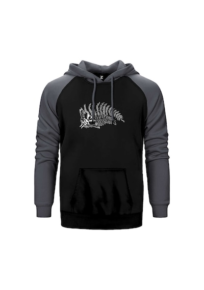 The Last Of Us Ellie Tattoo Gri Renk Reglan Kol Kapşonlu Sweatshirt Gri