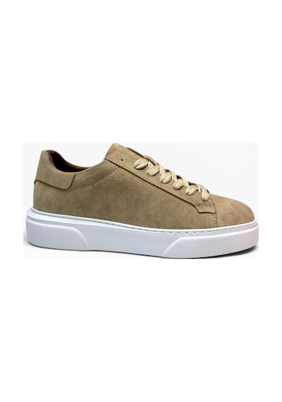 Brt Lf-050-26 Hakiki Süet Deri Anatomik Erkek Sneaker Kum