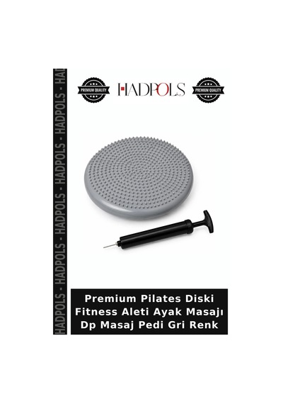 Premium Pilates Diski Fitness Aleti Ayak Masajı Dp Masaj Pedi Gri Renk
