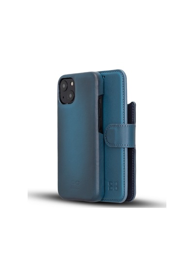 Bouletta Apple İphone 13 Uyumlu Deri Kılıf Mw36 Brn4ef