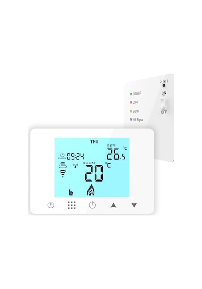 AS-882K Wifi TAŞINABİLİR KABLOSUZ AKILLI KOMBİ KONTROL TERMOSTATI