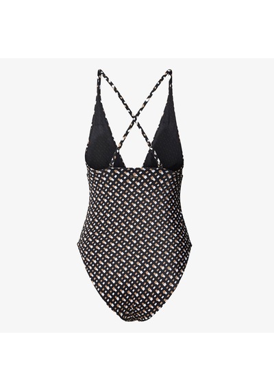 Boss Bb Monogram Kadın Siyah Mayo50535277