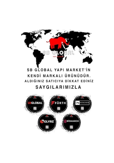 10 Parça Lokma Takımı 1/2 Dongte Uzun Siyah Lokma Seti
