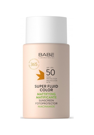 Babe Sunscreen Mattifying Super Fluid Color - Matlaştırıcı Renkli Güneş Kremi