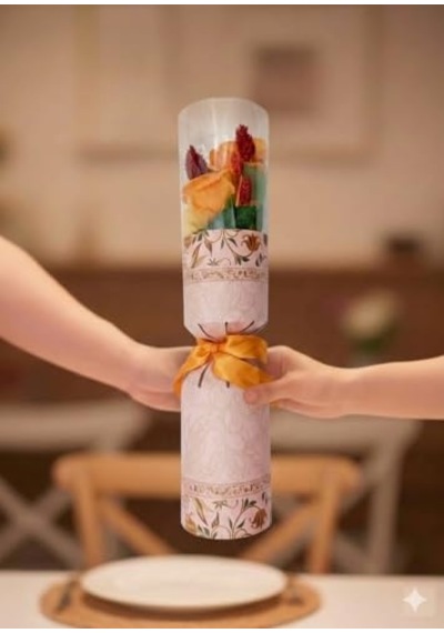 Ayrex Gül Tomurcuklu Turuncu 50 Cm Diğer