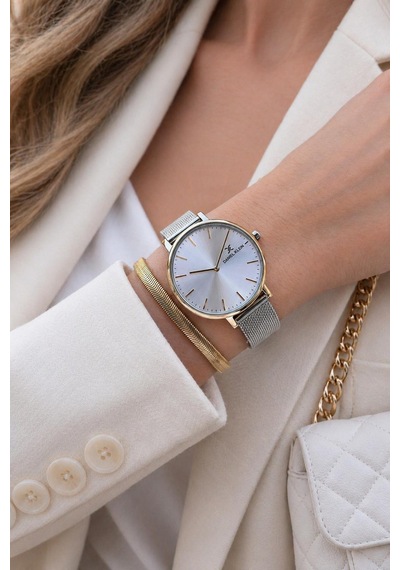 Daniel Klein Çelik Kordon 30 Mt Suya Dayanıklı Özel Tasarım Kadın Kol Saati + Bileklik Vs.blkt.0970 Gold