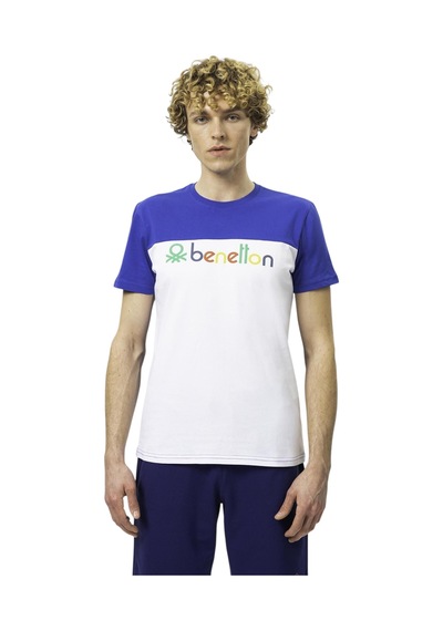 United Colors Of Benetton Erkek T-shirt Ben.m20472 Mavi 
