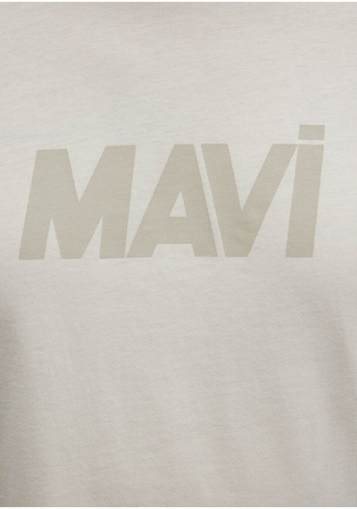 Mavi Logo Kum Erkek T-shirt M0612896-70134 Kum