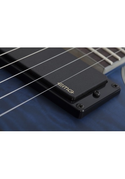 Schecter C-1 Platinum Elektro Gitar Thru Midight Blue