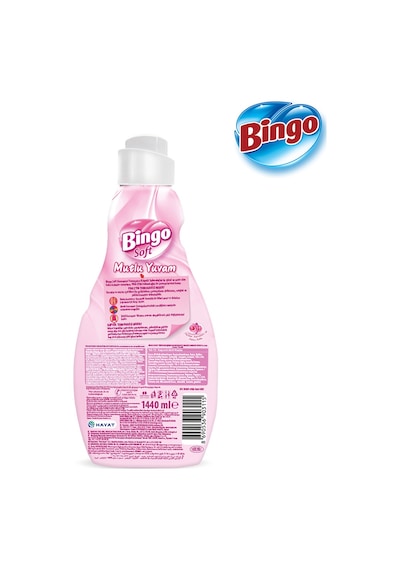 Bingo Soft Mutlu Yuvam Konsantre Çamaşır Yumuşatıcısı 6 x 1440 ML