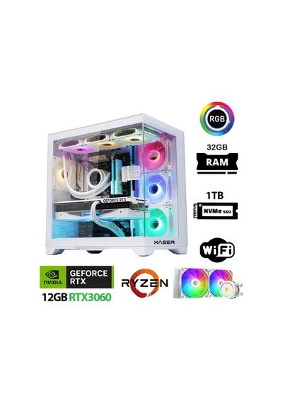 Xaser Sword X100 R5-5600 32 GB 1 TB SSD 12 GB RTX3060 Masaüstü Oyuncu Bilgisayarı