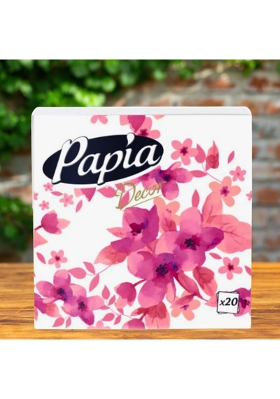 Papia Decor Peçete 20 Yaprak 3'lü