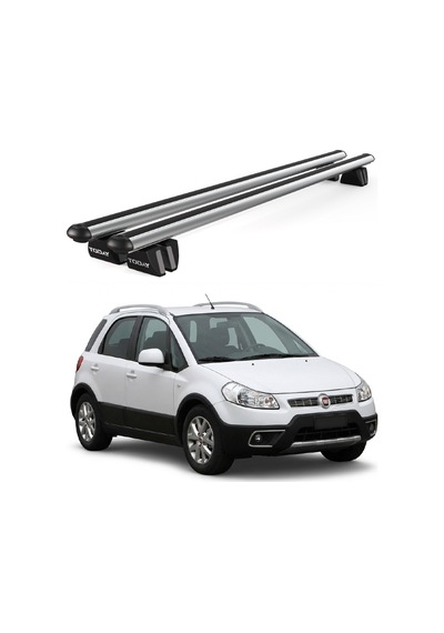 Pençe Fiat Sedici Ara Atkı 2006-2014 Uyumlu Gri Ara Atkı Port Bagaj Tavan Barı
