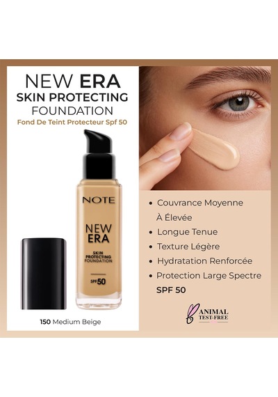 Cosmetics New Era Skin Protecting 150 Nemlendirici Etkili Spf 50 Hyaluronik Asitli Fondöten