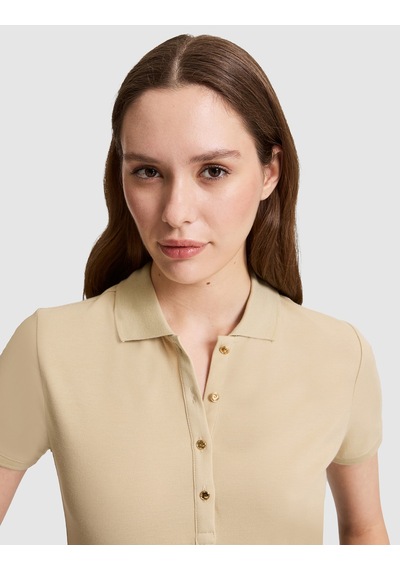 Pierre Cardin Kadın Bej Tişört Basic 50325456-vr011