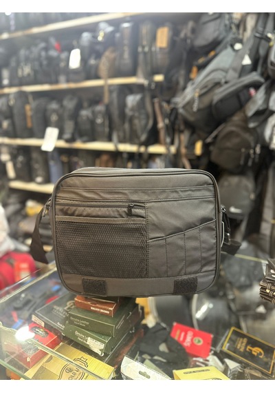 Trg Polo Bagslap Su Geçirmez Kumaş El Ve Omuz Çantası-1042 Siyah