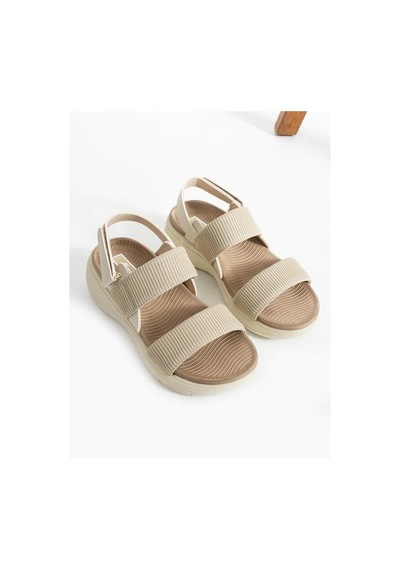 Papuçcity 02791 Orto Pedik Günlük Kadın Triko Sandalet 001