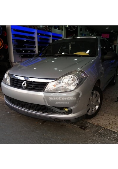 Renault Symbol 2008-2012 Thalia Uyumlu Üniversal Laguna Lip Esnek Ön Lip 2 Parça Tampon Altı Dil Karlık Ön Ek 00 Şüscaroto Aksesuar