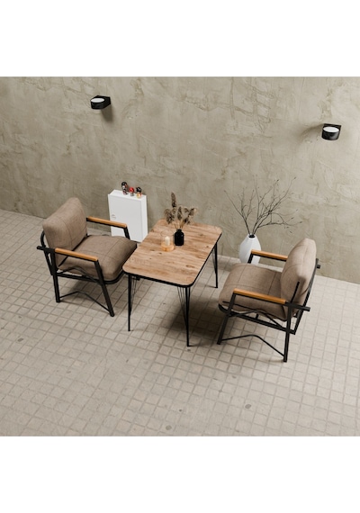 Mb Garden Furnıture Simetri Model, Balkon,mutfak, Bahçe, Cafe, Metal Koltuk Takımı, Bahçe Takımı , Çay Seti, 1+1+masa Cappuccino Mb Garden Furnıture Simetri Model, Balkon,mutfak, Bahçe, Cafe, Metal Koltuk Takımı, Bahçe Takımı , Çay Seti, 1+1+masa Cappuccino