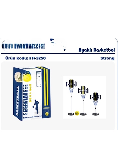 5250 Sarı Lacivert Basketbol Potası