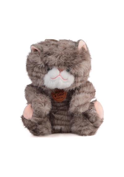 Can Oyuncak Peluş Oyuncak 25 Cm Oturan Kedi - Standart