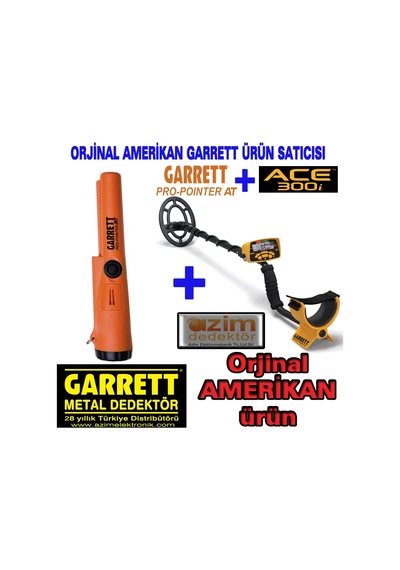 Garrett Ace 300İ + Garrett Pro-Poınter At Ace300İ-Usa