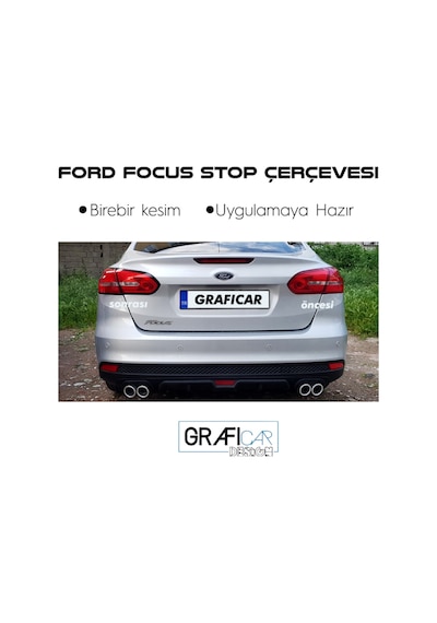 Ford Focus Mk3 Stop Çerçeve Sticker