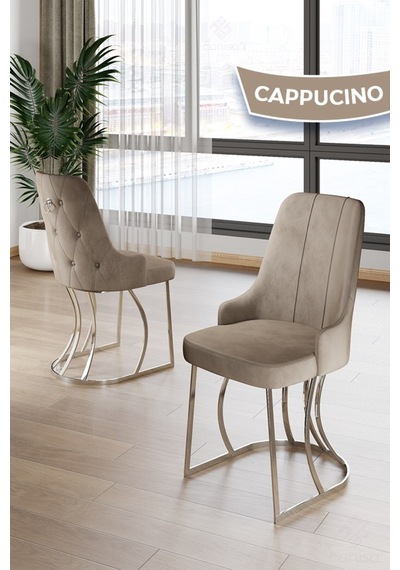 Canisa Epal Serisi 90x168 Lak Panel Beyaz Mermer Desen Masa Takımı Krom Ayaklı 6 Cappucino Sandalye Beyaz Mermer Desen Masa Sandalyeler Cappucino Canisa Epal Serisi 90x168 Lak Panel Beyaz Mermer Desen Masa Takımı Krom Ayaklı 6 Cappucino Sandalye Beyaz Mermer Desen Masa Sandalyeler Cappucino