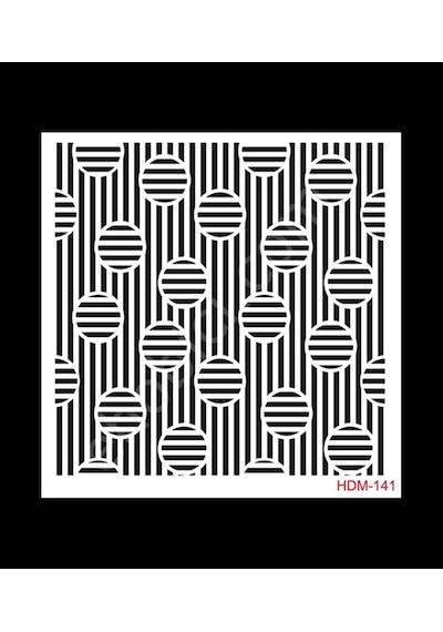 Hdm141 Cadence Home Dekor Stencil 25X25