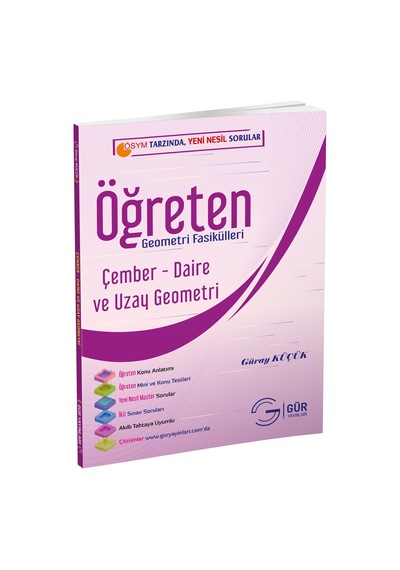 Öğreten Geometri Fasikülleri 1 Master Geometri Çember – D