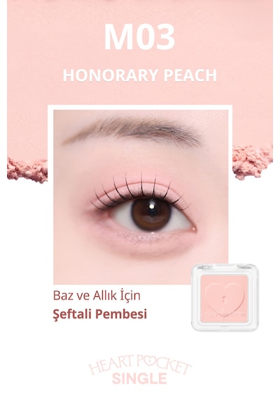 Peripera Heart Pocket Single M03 Honorary Peach M03 Honorary Peach
