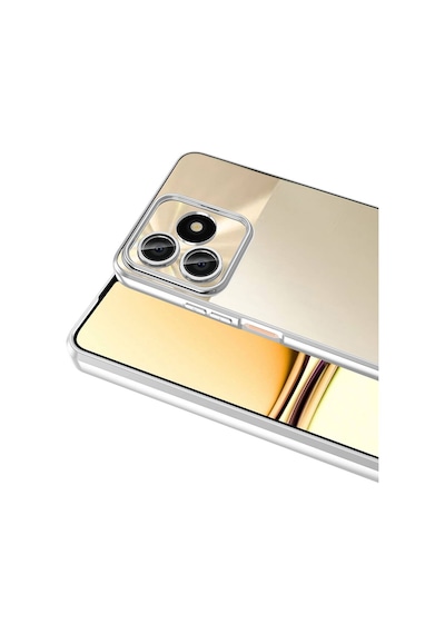 Realme C53 Kılıf Kamera Lens Korumalı Logo Gösteren İnce Hafif Pazarplus Lila