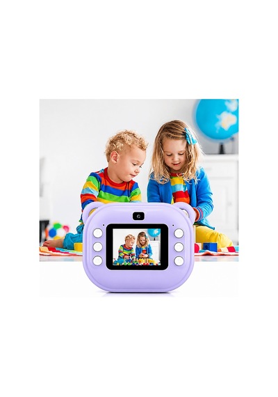 Aventor Anında Baskı Çocuk Kamerası Mor