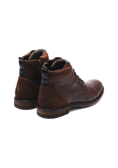 Bot Erkek 1041 021 Wk-john May Orkut Suede Cognac Kahve
