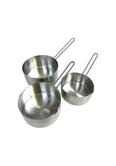 Paslanmaz Çelik 3 Lü Sosluk Kaçerol 12-14-16 Cm