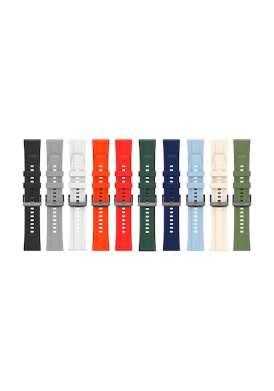 Huawei Gt4 22mm Uyumlu Nvth- Krd-95 Silikon Kordon-kırmızı
