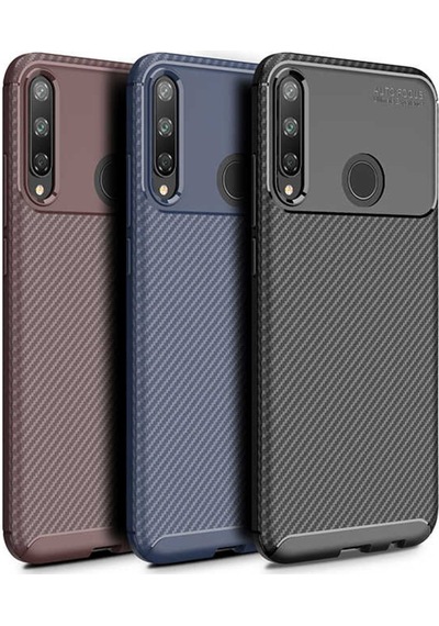 Huawei P40 Lite E Kilif Karbon Silikon Case 433131150