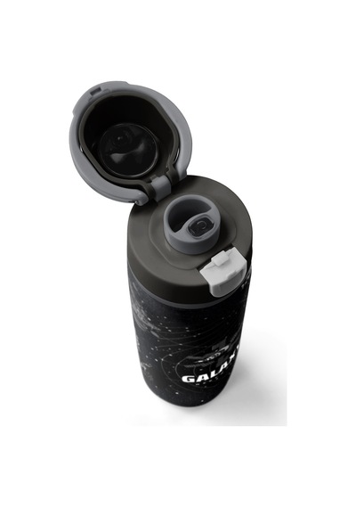 Coral High Siyah Galaxy Desenli Pipetli Ve Direkt İçim Çelik Termos 800 Ml 38533 Siyah